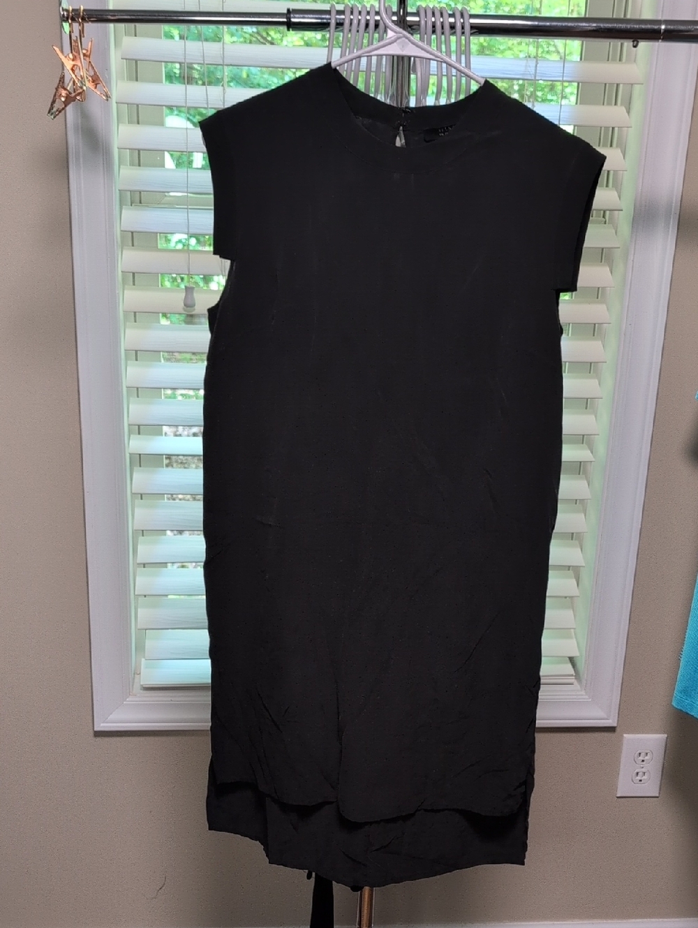 AllSaints Black Silk Dress